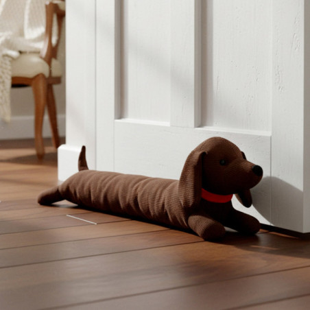 Boudin de porte teckel 80cm marr