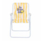 Chaise pliante rayures