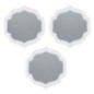 Lot de 3 miroirs