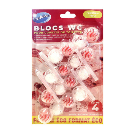 Freshclean bloc wc x4 180g