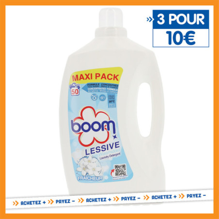 Lessive liquide 50d fraicheur