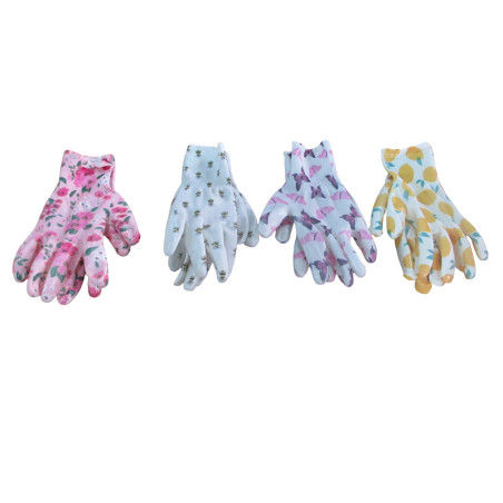 Gants de jardin latex ass