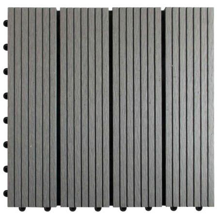 Dalle lamelle grise x4