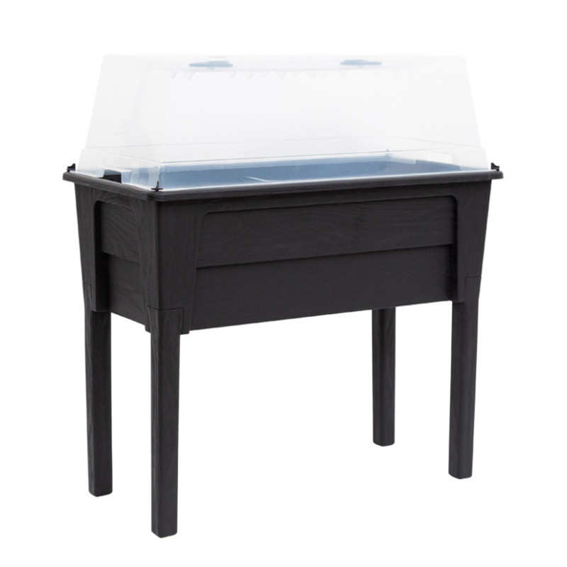 'espace potager + serre