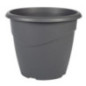 Pot rond marina 30cm gris anthra