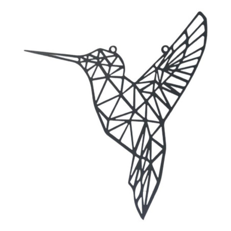 Deco murale colibri metal