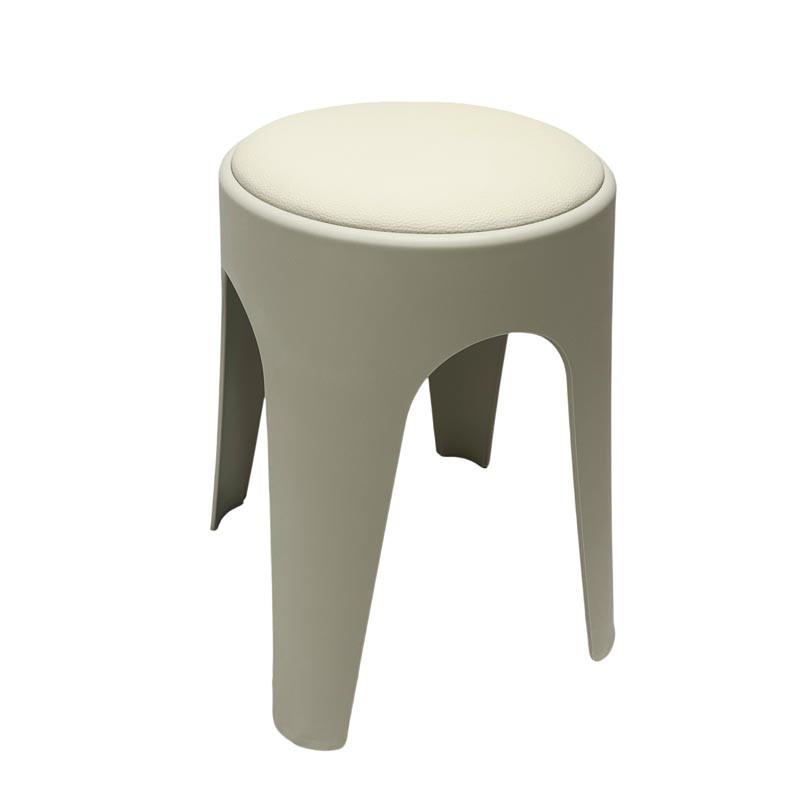 Tabouret assise molletonnee