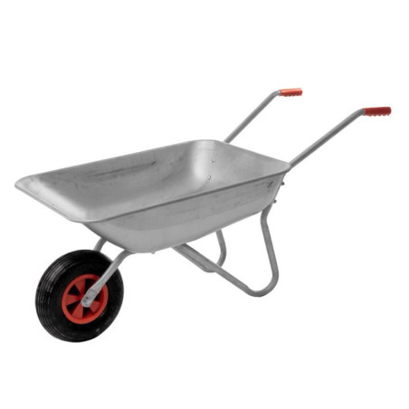 Brouette metal acier galva 65l