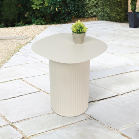 Table d'appoint metal pied d'ele