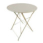 Table ronde en metal lisa d.60cm