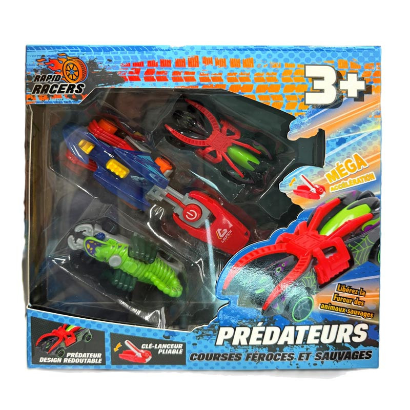 Pack de 3 voitures a lancer