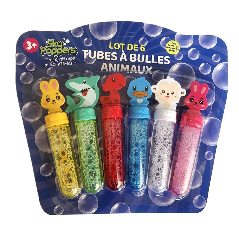 Lot de 6 bulles animaux