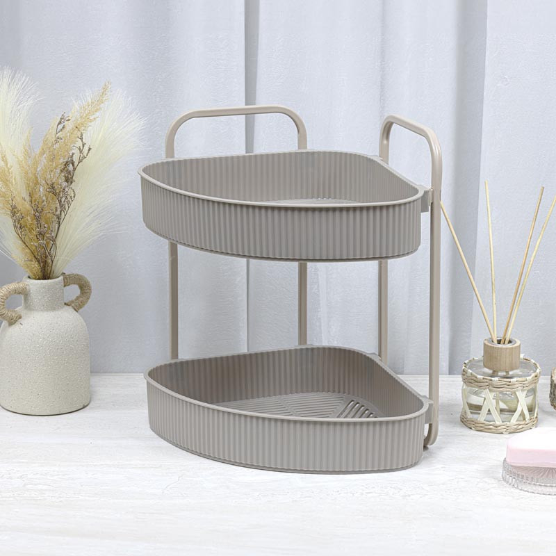 Serviteur deux etages plastique