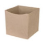 Cube rangement velours cotele 31