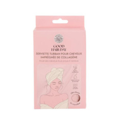Serviette cheveux collagene