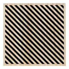 Panneau deco rayure eileen 58x58