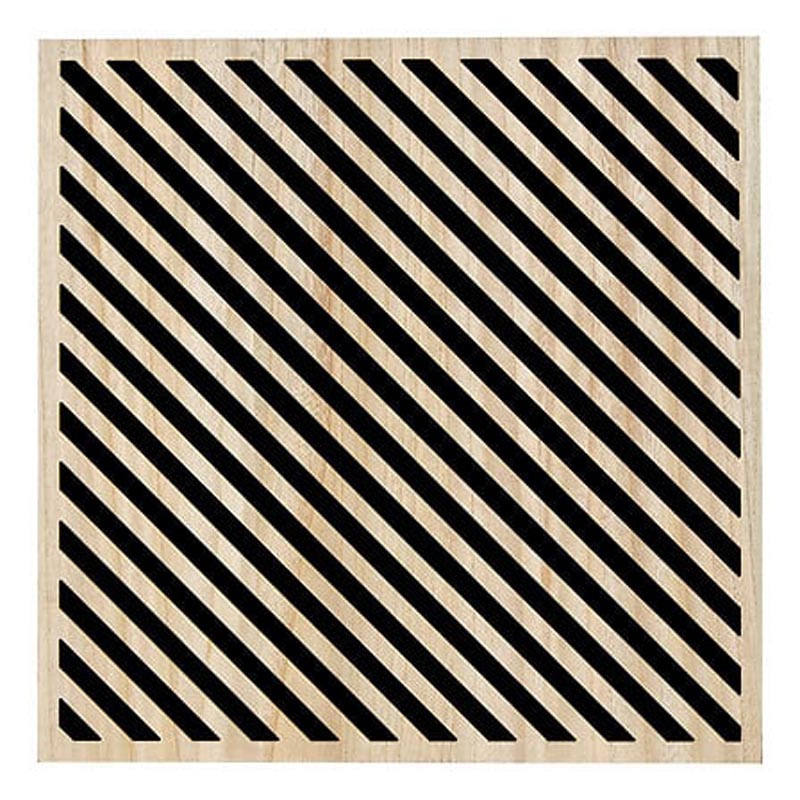 Panneau deco rayure eileen 58x58