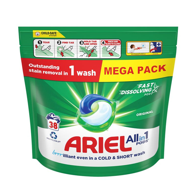 Lessive pods 38 doses