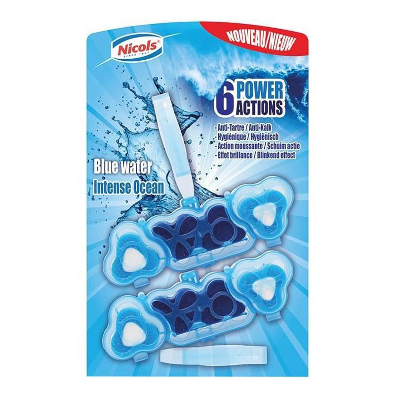 Bloc wc x2 eau bleu 5 en 1