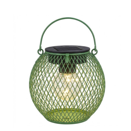 Lanterne solaire ronde grillagee
