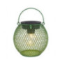 Lanterne solaire ronde grillagee