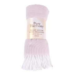 Plaid arche avec franges 130x160