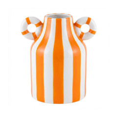 Vase raye avec anses