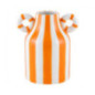 Vase raye avec anses