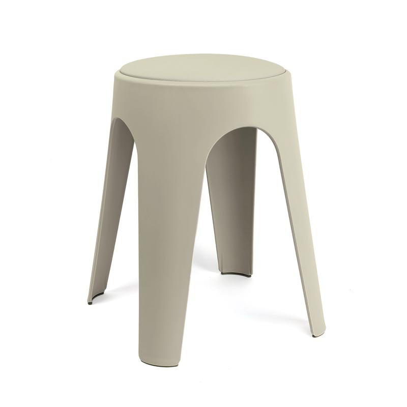 Tabouret assise molletonnee