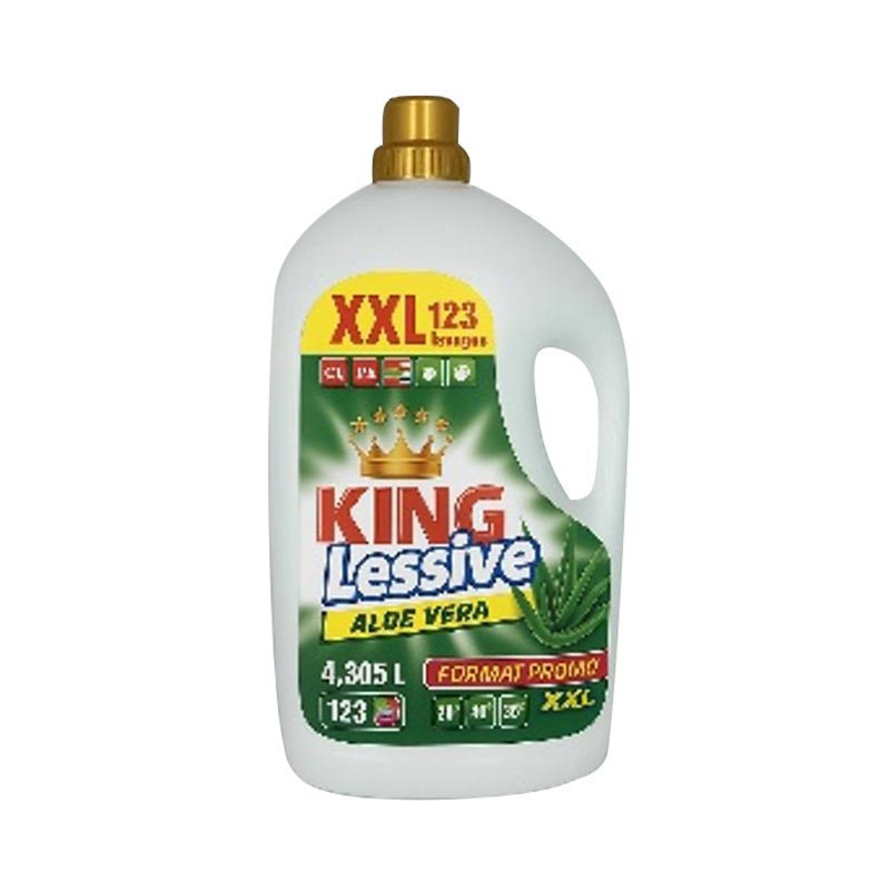 Lessive 123 doses 4305ml aloe