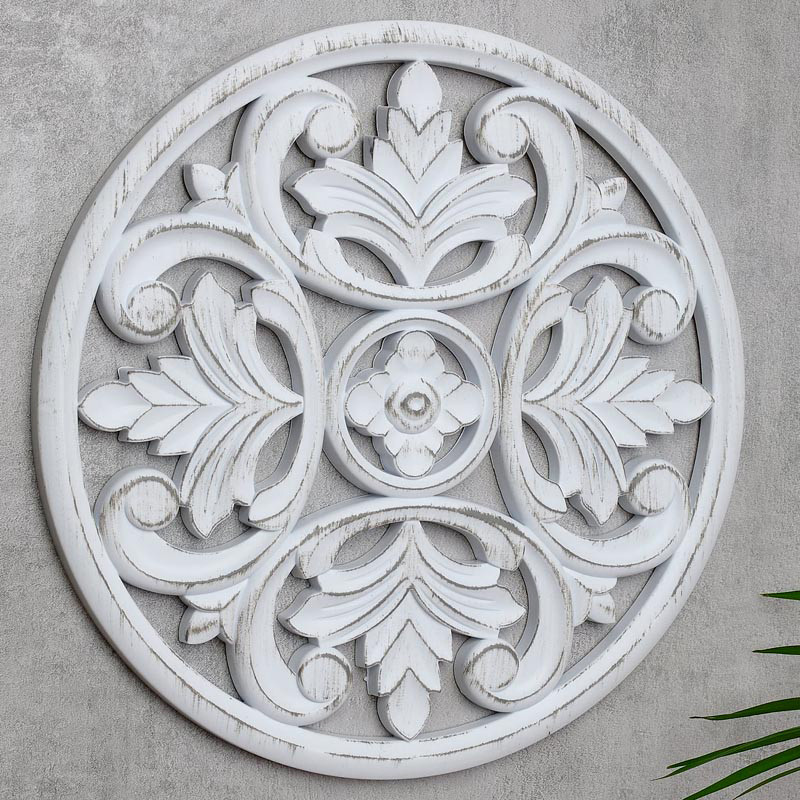 Deco murale blanc 2 assortis