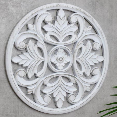 Deco murale blanc 2 assortis