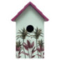 Cabane a oiseaux florale