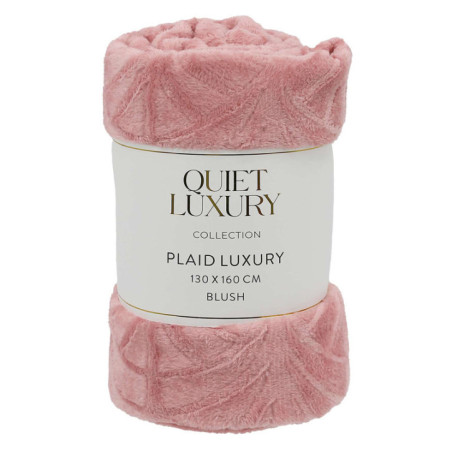 Plaid luxury blush 130x160cm
