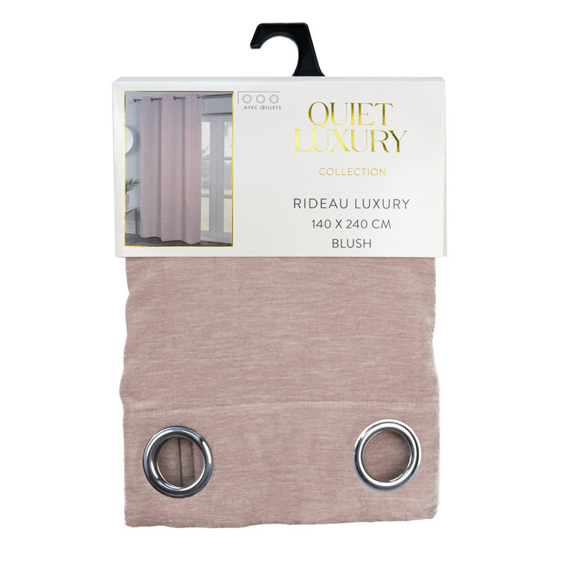 Rideau luxury blush 140x240cm