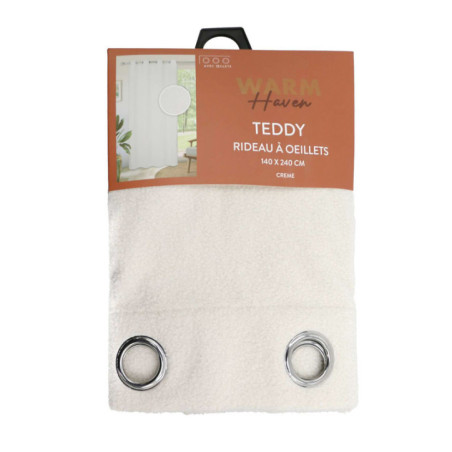 Rideau teddy 140x240cm creme