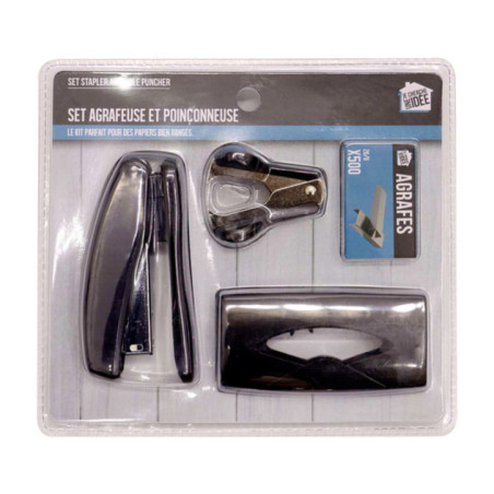 Set agrafeuse et poinconneuse