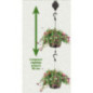 Crochet telescopique plante susp