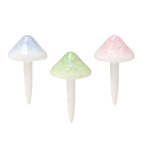 Set x3 champignon ass porcelaine