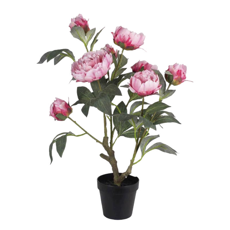 Arbuste pivoine artificiel 60cm