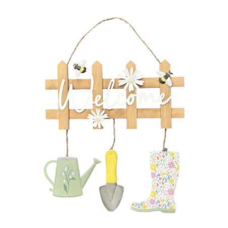 Decoration mural welcome garden