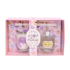 Set bougie parfumee et difuseur