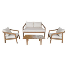 Salon de jardin acacia 4p