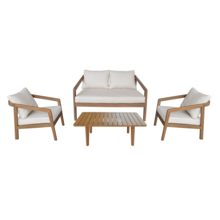 Salon de jardin acacia 4p