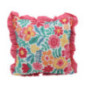 Coussin carre imprime floral