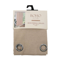 Rideau a oeillets boho 140x240cm