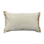 Coussin raye a franges 30x50cm b