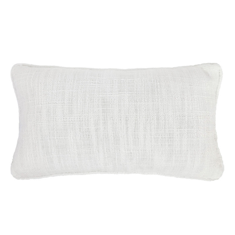 Coussin desert 20x35cm blanc