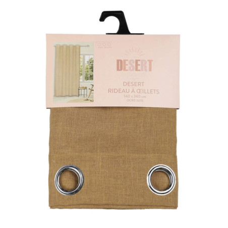 Rideau desert 140x240cm ocre