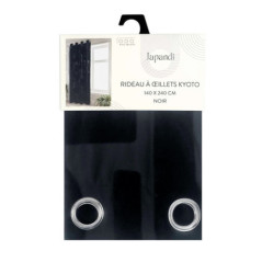 Rideau kyoto 140x240cm noir